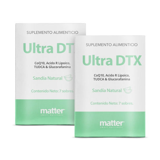 2 pack Ultra DTX | CoQ10, Ácido R Lipoico, TUDCA & Glucorafanina