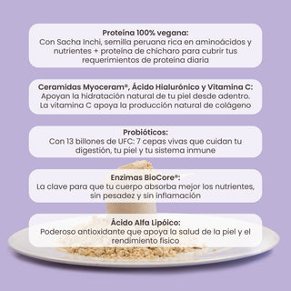 Total Beauty | Proteína con Probióticos, Enzimas, Myoceram® y Ácido Hialurónico