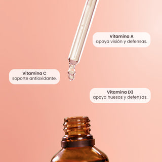 ACDrops Baby | Gotero con Vitamina A, C y D