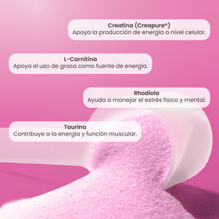 Mommy Energy | Creatina (Creapure ®), L-Carnitina, Rhodiola y Taurina