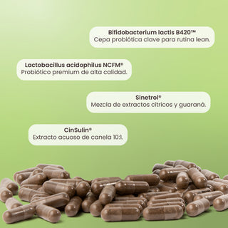 Probivos Lean | Probióticos Bifidobacterium Lactis con CinSulin® y Sinetrol®