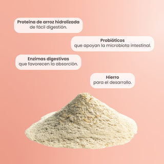Total Baby: Etapa 1 | Fórmula sin lactosa para lactantes con proteína de arroz hidrolizada