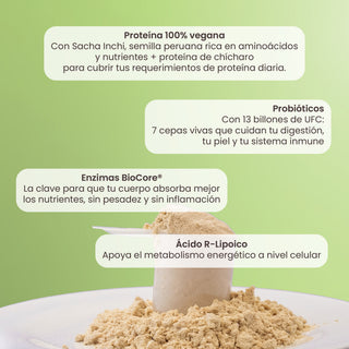 Total Sport | Protein with Probiotics, Enzymes, Lipoic Acid and Sacha Inchi