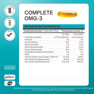 Complete OMG-3 | Omega-3 MaxSimil® (EPA/DHA)