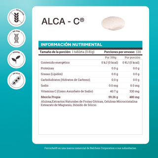 Alca-C | Vitamina C (Ascorbato de Sodio)