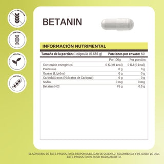Betanin | Betaína HCI