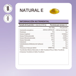 Natural E | Vitamina E