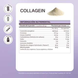 Collagein | Hydrolyzed Collagen Creamer, Belgian Chocolate Flavor (100% grass-fed)