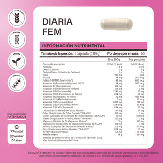Diaria Fem | Multivitamin and Multimineral for Women