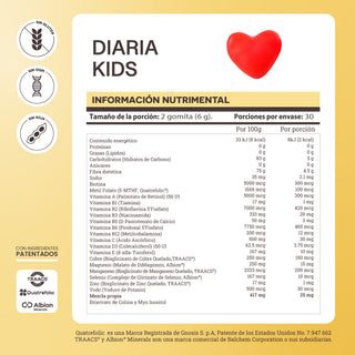 Diaria Kids | Gummies with Fiber, Vitamins and Chelated Minerals