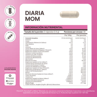 Daily Mom | Prenatal with Methylfolate, Chelated Vitamin and Mineral Blend