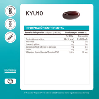 KYU10 | CoQ10 (Kaneka Ubiquinol CoQ10)