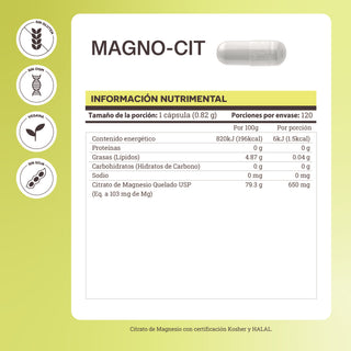 Magno-Cit | Chelated Magnesium Citrate