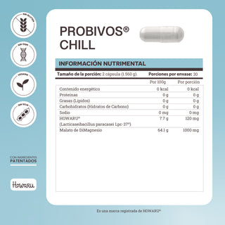 Probivos Chill | L-Glutamina, Lpc-37®, Malato de DiMagnesio