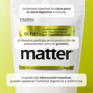 GI Fix | Péptidos de Colágeno, Aloe Vera, Cúrcuma y Zinc Carnosina Quelado