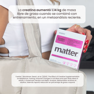 Mommy Energy | Creatina (Creapure ), L-Carnitina, Rhodiola y Taurina  You  matter