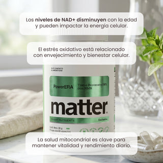 PowerERA | Trans-Resveratrol 98% con NMN