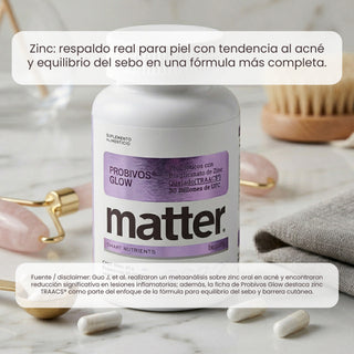 Probivos Glow | Probióticos con Bisglicinato de Zinc Quelado (TRAACS®)