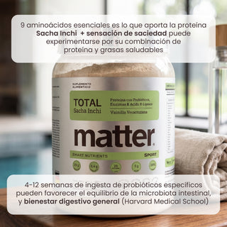 Total Sport | Protein with Probiotics, Enzymes, Lipoic Acid and Sacha Inchi