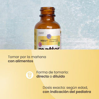 Desol Kids | Vitamina D3, liposoluble