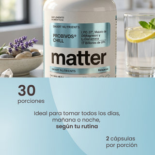 Probivos Chill | L-Glutamina, Lpc-37®, Malato de DiMagnesio
