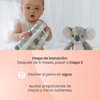 Total Baby: Etapa 1 | Fórmula sin lactosa para lactantes con proteína de arroz hidrolizada