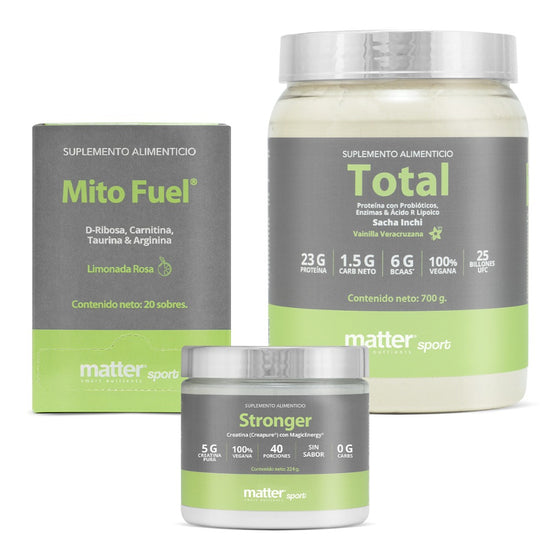 Kit Gym | Stronger, Mito Fuel y Total