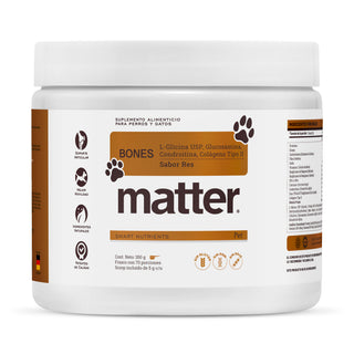 Bones Pet | L-Glicina USP, Glucosamina, Condroitina, Colágeno Tipo II
