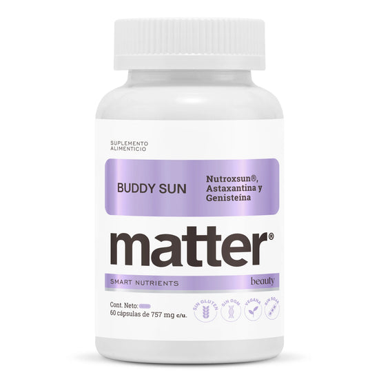 Buddy Sun | Nutroxsun®, Astaxantina y Genisteína