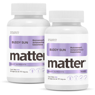 Buddy Sun | Nutroxsun®, Astaxantina y Genisteína