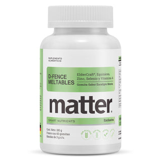 D-Fence Meltables | Gomitas con Eucalipto, ElderCraft®, Echinacea, Zinc, Selenio y Vitamina A