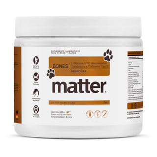 Bones Pet | L-Glicina USP, Glucosamina, Condroitina, Colágeno Tipo II