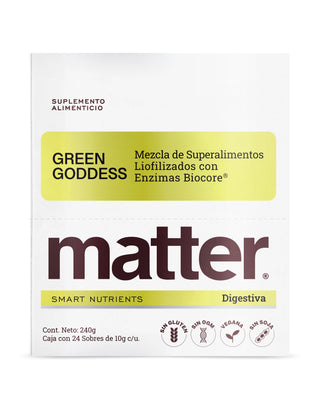 Green Goddess | Mezcla de Superalimentos Liofilizados con Enzimas BioCore®