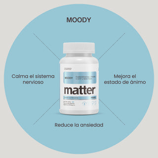 Moody | Fosfatidilserina Sharp®, L.Teanina, 5-HTP, Metil Foltato