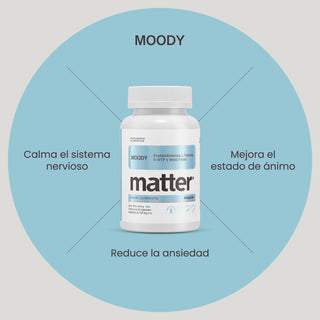 Moody | Fosfatidilserina Sharp®, L.Teanina, 5-HTP, Metil Foltato