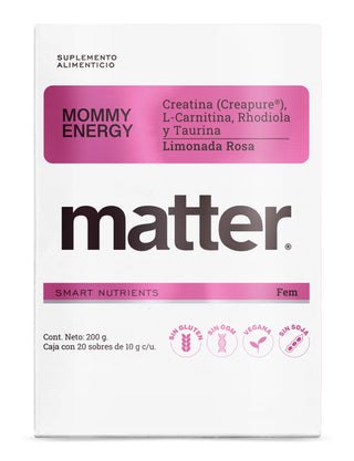 Mommy Energy | Creatina (Creapure ®), L-Carnitina, Rhodiola y Taurina