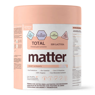 Total Baby: Etapa 1 | Fórmula sin lactosa para lactantes con proteína de arroz hidrolizada