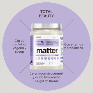 Total Beauty | Proteína con Probióticos, Enzimas, Myoceram® y Ácido Hialurónico