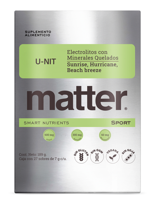 U-nit | Electrolitos con minerales quelados