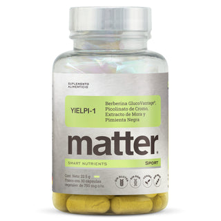 YIELPI-1 | Berberina GlucoVantage®, Picolinato de Cromo, Extracto de Mora y Pimienta Negra