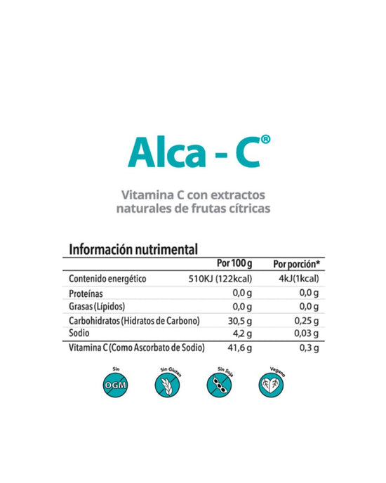 Alca-C | Vitamina C (Ascorbato de Sodio)