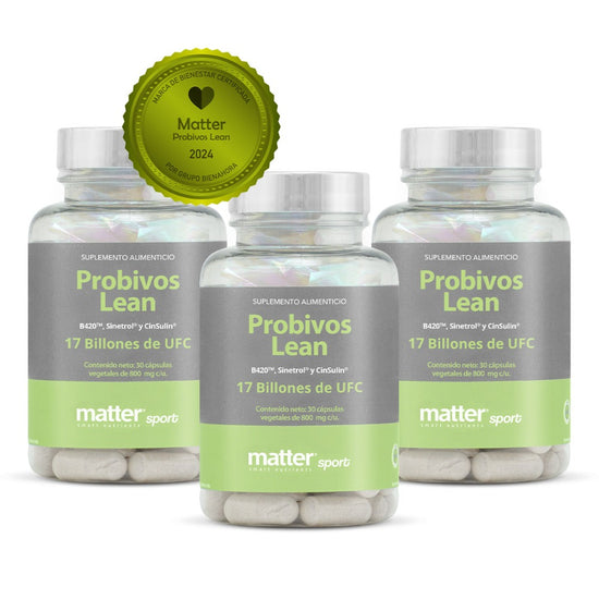 3 pack Probivos Lean | Probiótico Bifidobacterium Lactis con Cinsulin® y Sinetrol®