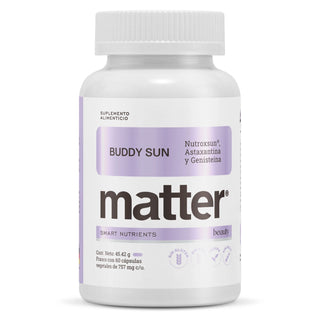 Buddy Sun | Nutroxsun®, Astaxantina y Genisteína