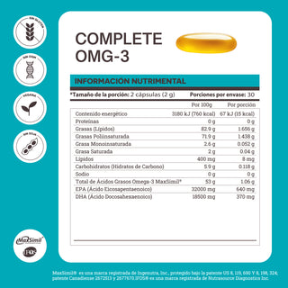 Complete OMG-3 | Omega-3 MaxSimil® (EPA/DHA)