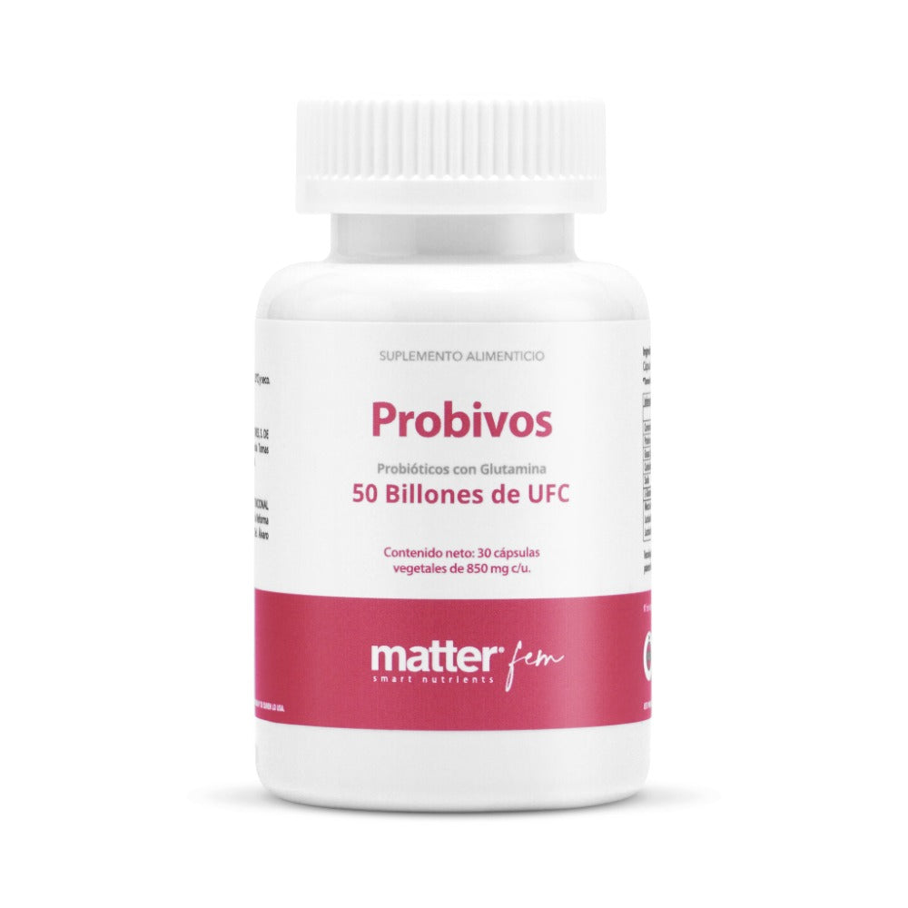 Probivos Fem | Probióticos con Glutamina para Mujer
