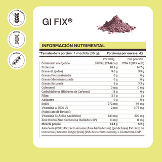 GI Fix | Collagen Peptides, Aloe Vera, Turmeric and Chelated Zinc Carnosine