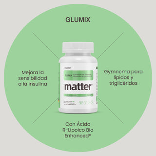 Glumix | Cinsulin®, Inositol, Ácido R Lipoico y Extracto de Gymnema