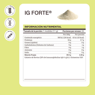 IG-Forte | Calostro de Bovino & L-Glutamina