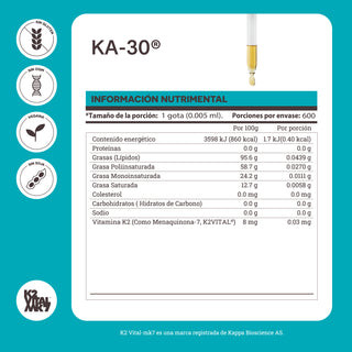 Ka-30 | Vitamin K2 (Menaquinone-7, K2VITAL®)