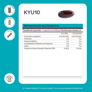 KYU10 | CoQ10 (Kaneka Ubiquinol CoQ10)